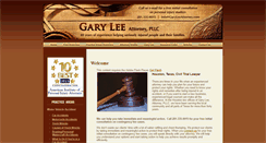 Desktop Screenshot of garyleeattorney.com